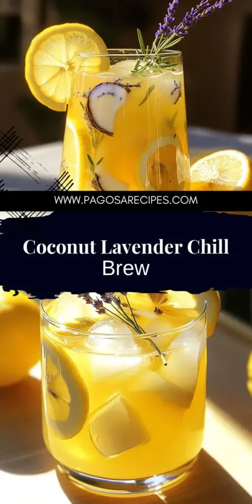 Beat the heat with a refreshing Coconut Lavender Lemonade Mocktail that's perfect for summer gatherings! This delightful drink combines coconut water, fresh lavender, and zesty lemon for a soothing sip everyone will love. Follow simple steps to create a beautiful lavender infusion and serve it chilled with ice. Impress your friends and family at your next event with this unique mocktail. Click through for the full recipe and enjoy a sip of summer!