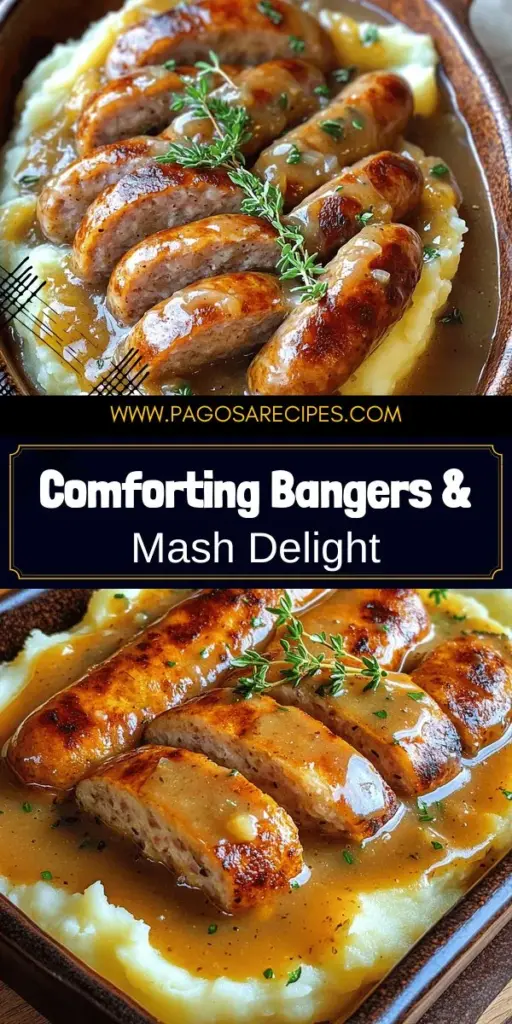Savor the flavors of bangers and mash with onion gravy, a classic comfort meal that's easy to make! This scrumptious dish features juicy sausages, creamy mashed potatoes, and a rich, savory gravy. Perfect for impressing family or friends, our guide shares all the essential tips—from selecting top-quality sausages to mastering the perfect gravy. Click through to explore the full recipe and bring this delicious meal to your table today!