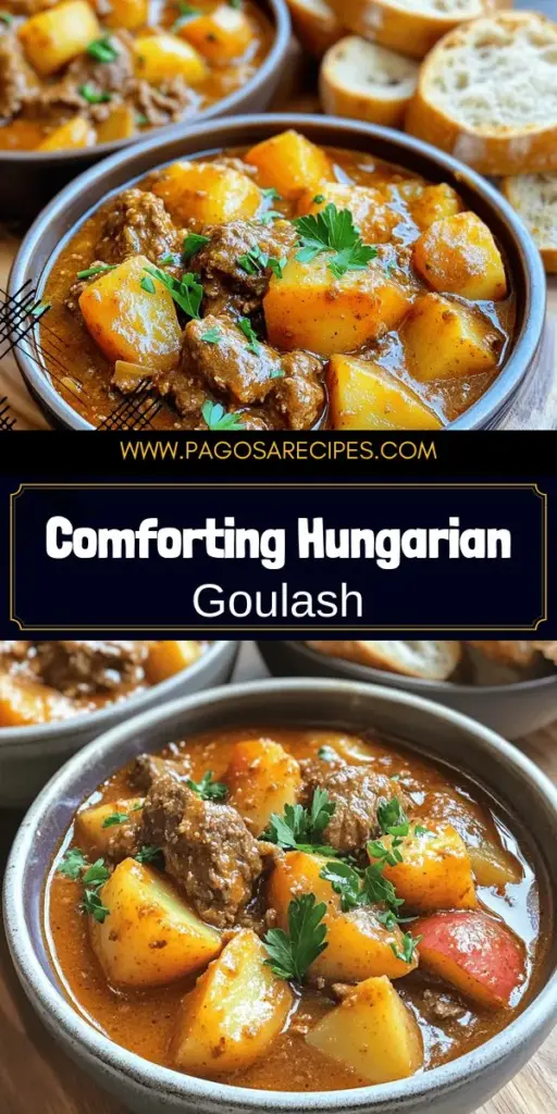 Experience the rich flavors of Hungary in your own kitchen with this delicious Saucy Hungarian Red Potato Goulash recipe. Perfect for cozy nights, this hearty dish features tender beef, creamy red potatoes, and a blend of aromatic spices like sweet and smoked paprika. Get ready to impress your family and friends with this comfort food classic! Click through to discover the full recipe and tips for making this traditional favorite your own.