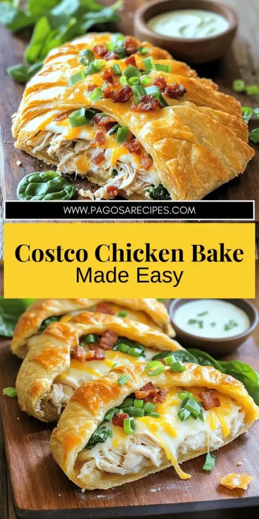 Craving the deliciousness of Costco's chicken bake? Try this easy and flavorful copycat recipe that you can make at home! With simple ingredients like shredded chicken, mozzarella cheese, and bacon, plus easy step-by-step instructions, you will impress your family and friends in no time. Don't miss out on creative variations and serving ideas that elevate your dish. Click to explore this tasty recipe and start your cooking adventure today!