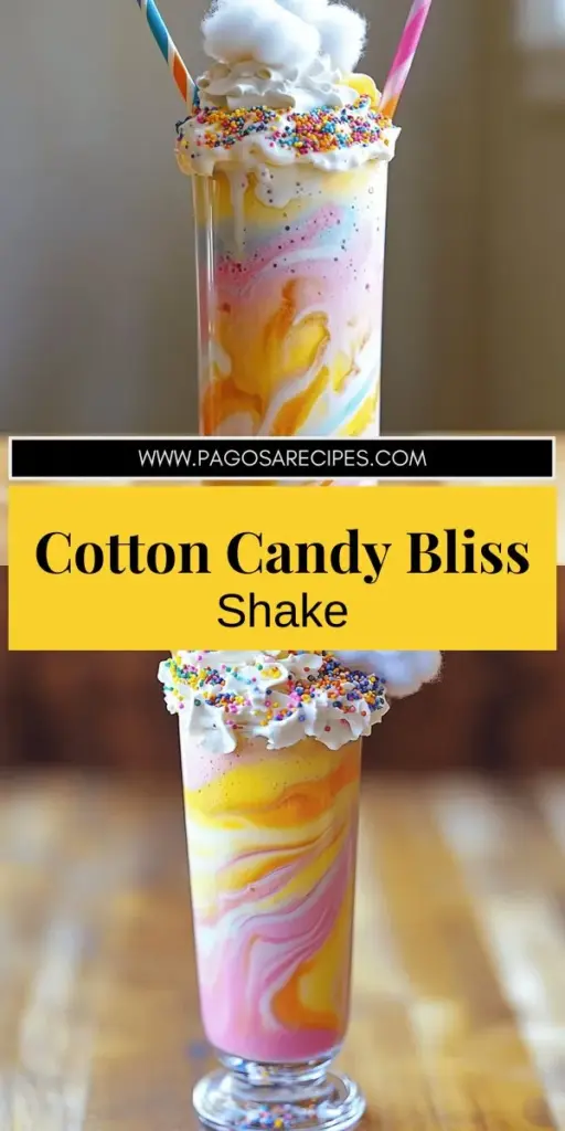 Dive into the whimsical world of deliciousness with this Cotton Candy Milkshake recipe, perfect for those sweet cravings! Discover how to whip up this nostalgic treat with just a few key ingredients and simple steps. Whether you're looking for classic toppings or creative variations, there's something for everyone. Click through to explore the full recipe and unlock the secrets to making this delightful and fun milkshake at home!