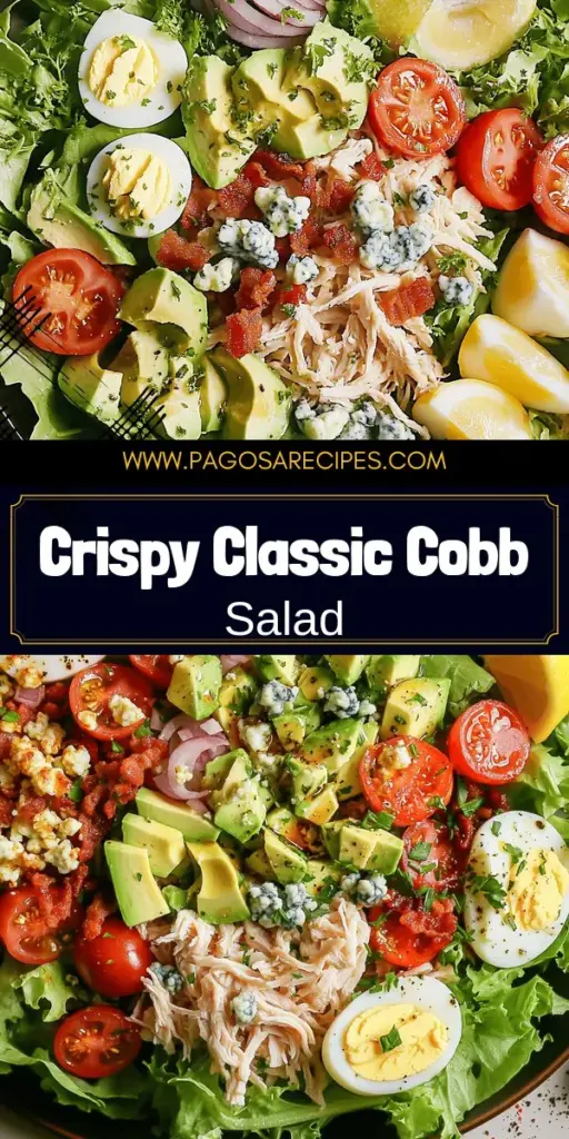 Create a tasty and colorful Classic Cobb Salad that's perfect for any meal! Packed with fresh veggies, proteins, and a creamy dressing, this dish is both flavorful and easy to prepare. Discover the essential ingredients, step-by-step instructions, and exciting variations to make it your own. Whether you're prepping for the week or hosting a summer gathering, this guide has you covered. Click through to explore all the delicious recipes and bring this classic to your table!