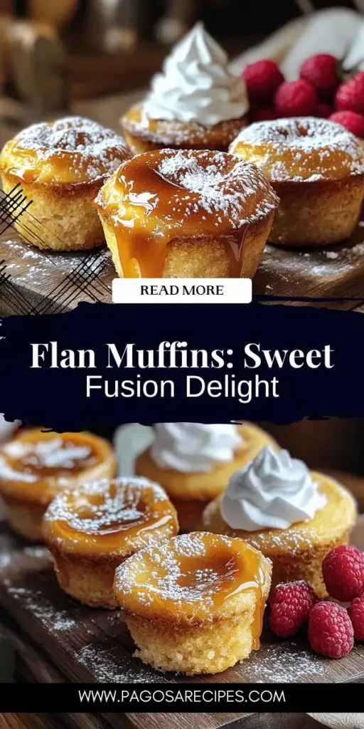 Indulge in the delightful fusion of flavors with caramel flan muffins, a must-try dessert that combines the creaminess of flan with the softness of muffins. Perfect for any gathering, these easy-to-make treats will impress everyone with their rich caramel topping and unique custard-like center. Ready to elevate your dessert game? Click through for the full recipe and step-by-step guide to whip up your own batch of these delicious caramel flan muffins!