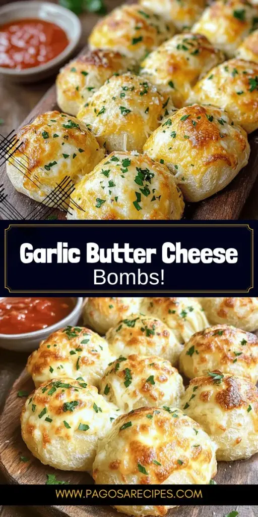 Experience the ultimate snack sensation with the best recipe for Pillsbury Biscuit Garlic Butter Cheese Bombs! These cheesy delights offer a mouthwatering combination of garlic butter and gooey cheese, perfect for parties or cozy nights in. Follow the simple steps to create your own batch that will wow friends and family alike. Click through to discover the full recipe and tips to make your cheese bombs a hit at any gathering!