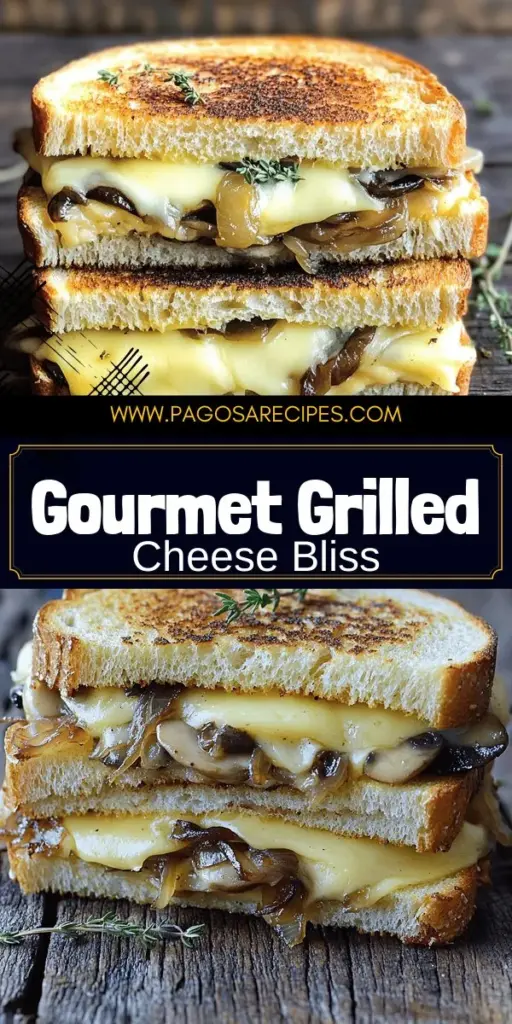 Elevate your grilled cheese experience with this gourmet recipe featuring Gouda, roasted mushrooms, and caramelized onions. Discover the perfect ingredients like sourdough bread and aged Gouda, along with step-by-step cooking tips. From mixing cheeses to creative variations, this guide will inspire your kitchen adventures. Click through to explore the full recipe and unlock a world of delicious grilled cheese delights!