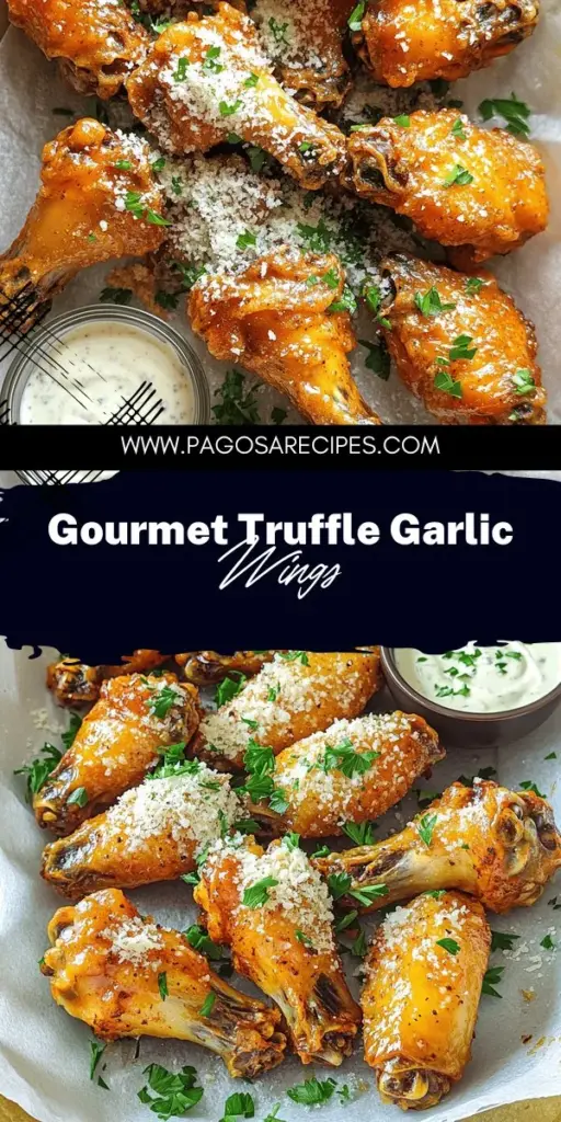Indulge in the mouthwatering taste of Hot Truffle Garlic Parm Wings! This gourmet twist on classic chicken wings combines rich truffle oil, zesty garlic, and savory Parmesan for an unforgettable flavor experience. Perfect for game days or parties, these wings are crispy, delicious, and easy to prepare at home. Elevate your gatherings with this unique recipe and impress your guests. Click through to explore the full recipe and start creating these irresistible wings today!