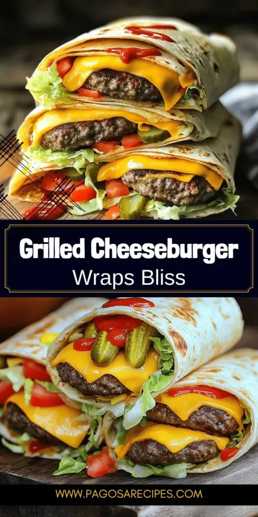 Satisfy your cravings with the best recipe for grilled cheeseburger wraps! This guide offers simple steps, essential ingredients, and creative variations to make a delicious meal in no time. Perfect for family dinners or entertaining friends, these wraps feature juicy beef, melted cheese, and fresh toppings. Ready to impress your taste buds? Click to explore the full recipe and start grilling your way to deliciousness today!