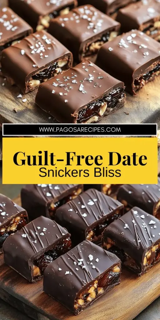 Elevate your snacking with Healthy Date Snickers, a delicious and nutritious twist on the classic candy bar! Made with wholesome ingredients like Medjool dates, nut butter, and dark chocolate, these guilt-free treats satisfy your sweet tooth without the added sugars. Perfect for a quick energy boost or a healthy dessert option, follow our step-by-step guide to create your own irresistible snack. Click through to discover the full recipe and indulge in healthy goodness today!