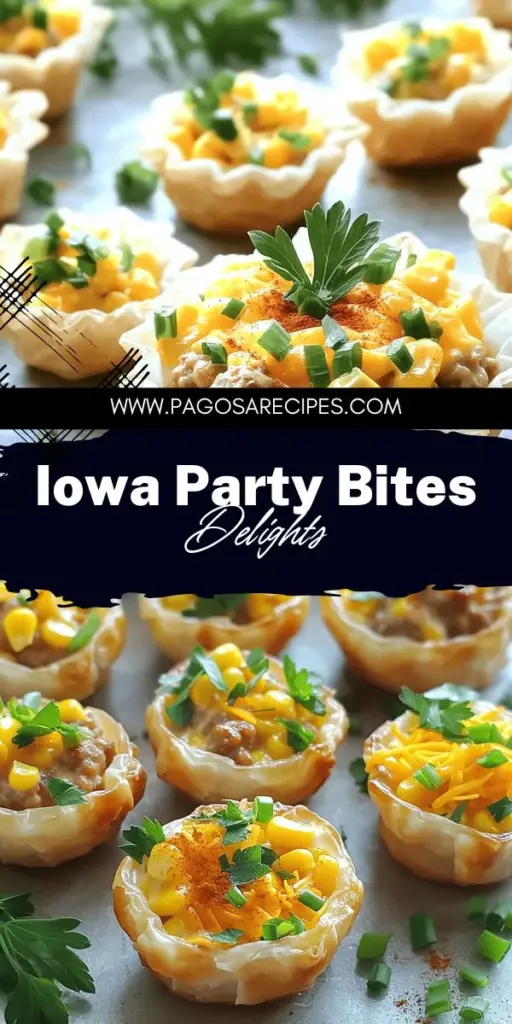 Elevate your next gathering with delicious Iowa party bites! This article showcases unique appetizer ideas that combine local flavors and ingredients for an unforgettable snack experience. From easy-to-make recipes to tips on menu planning and beverage pairing, you're sure to impress your guests. Discover how to embrace seasonal ingredients and create a beautiful spread that reflects Iowa's culinary heritage. Click through to explore mouthwatering recipes that'll leave everyone wanting more!