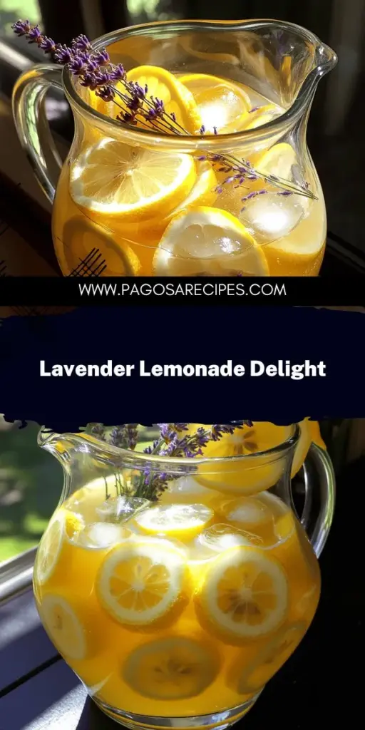 Beat the heat this summer with a refreshing glass of sparkling lavender lemonade! This delightful drink blends zesty lemon and soothing lavender for a unique taste that's perfect for parties, picnics, or just sipping by the pool. Discover the easy steps to create this sparkling beverage, from crafting lavender syrup to mixing in bubbly water. Click through to explore the full recipe and wow your friends with this summer favorite!