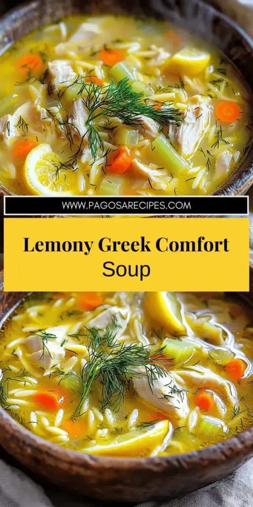 Warm your heart with a bowl of Avgolemono Greek Lemon Chicken Soup, a comforting dish perfect for any season. This savory delight combines tender chicken, fresh veggies, and a creamy egg-lemon sauce for a zesty update on a classic favorite. Discover helpful tips, delicious variations, and step-by-step instructions to make this soul-warming soup at home. Click through to explore the full recipe and bring a taste of Greece to your table!