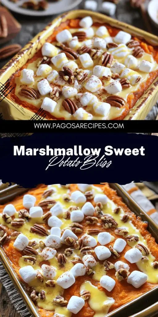 Elevate your holiday meals with this Sweet Potato Casserole with Marshmallows Delight! This creamy and fluffy dish combines sweet potatoes with toasted marshmallows for a crowd-pleasing favorite. Discover essential ingredients, simple preparation steps, and creative topping ideas to make it your own. Whether for Thanksgiving or a cozy dinner, this recipe will impress your family and friends. Click through to explore the full recipe and start baking this delicious classic!
