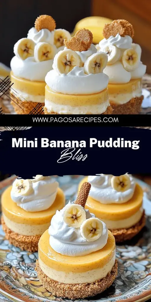 Indulge in the creamy goodness of mini banana pudding cheesecakes with my best recipe that everyone will love! These delightful treats are easy to make and bursting with fresh banana flavor, perfect for any occasion. Discover the simple steps and expert tips to create the ultimate dessert that impresses your friends and family. Click to explore the full recipe and get ready to satisfy your sweet cravings with these irresistible mini delights!
