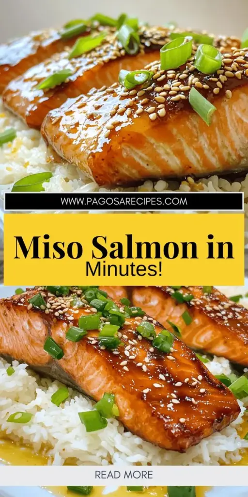 Elevate your dinner game with this Easy-to-Follow Miso Salmon Recipe with Sesame & Ginger! This flavorful dish uses simple ingredients to create a delightful glaze that will impress your family in no time. Learn the step-by-step process of marinating and baking the salmon for a nutritious and delicious meal. Ready to make mealtime special? Click through to explore the full recipe and enjoy a gourmet experience at home!