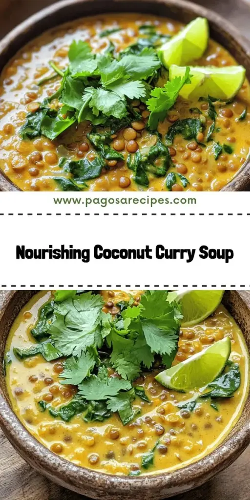 Warm your soul with a delicious bowl of Creamy Coconut Curry Lentil Soup! This tasty and nourishing recipe combines lentils, coconut milk, and vibrant spices for a comforting dish that’s easy to make. Discover the key ingredients, step-by-step instructions, and tips for customization to suit any diet. Ready to fill your kitchen with enticing aromas? Click through for the full recipe and enjoy a hearty meal that delights and satisfies!