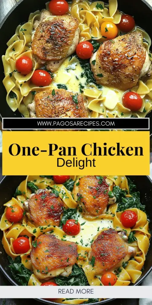 Looking for a quick and delicious dinner option? Try One-Pan Chicken with Buttered Noodles! This easy recipe brings together tender chicken thighs and rich, buttery noodles, all cooked in one pan for maximum flavor and minimal cleanup. In just 30 minutes, you can create a family-friendly meal that everyone will love. Dive into the full recipe now to discover key ingredients, cooking tips, and mouthwatering variations that will keep your dinners exciting and satisfying!