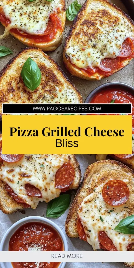 Elevate your comfort food game with the BEST RECIPE for Homemade Pizza Grilled Cheese Delight! This mouthwatering dish features crispy sourdough bread, gooey mozzarella, and tasty pepperoni, all perfectly combined for a unique twist on a classic favorite. Discover the essential ingredients and simple steps to create this delicious meal yourself. Click through to explore the full recipe and learn how to impress your taste buds!