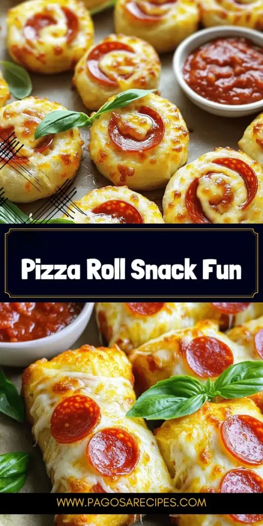 Indulge in the delicious world of pizza rolls with this quick and easy snack recipe that you'll love. Discover how to make cheesy pepperoni pizza rolls at home with simple ingredients and fun variations. Whether you're hosting a party or need a tasty treat, pizza rolls are the perfect pick! Click through to explore homemade recipes, frozen options, and the best dipping sauces to elevate your snack game. Enjoy every bite of this delightful culinary experience!