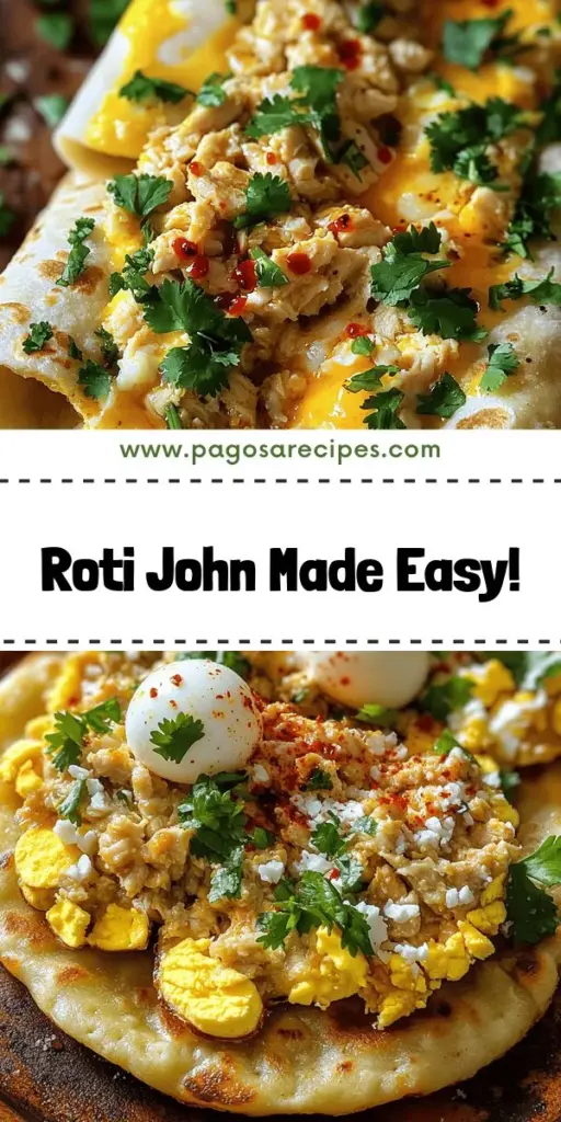 Bring the delicious flavors of Malaysia to your kitchen with this simple homemade Roti John recipe! This easy dish is a flavorful combination of stuffed flatbread and can be customized with your choice of meat or vegetables. Follow the straightforward steps to make crispy, golden Roti John that’s perfect for any meal. Click to explore the full recipe and start your culinary adventure today!