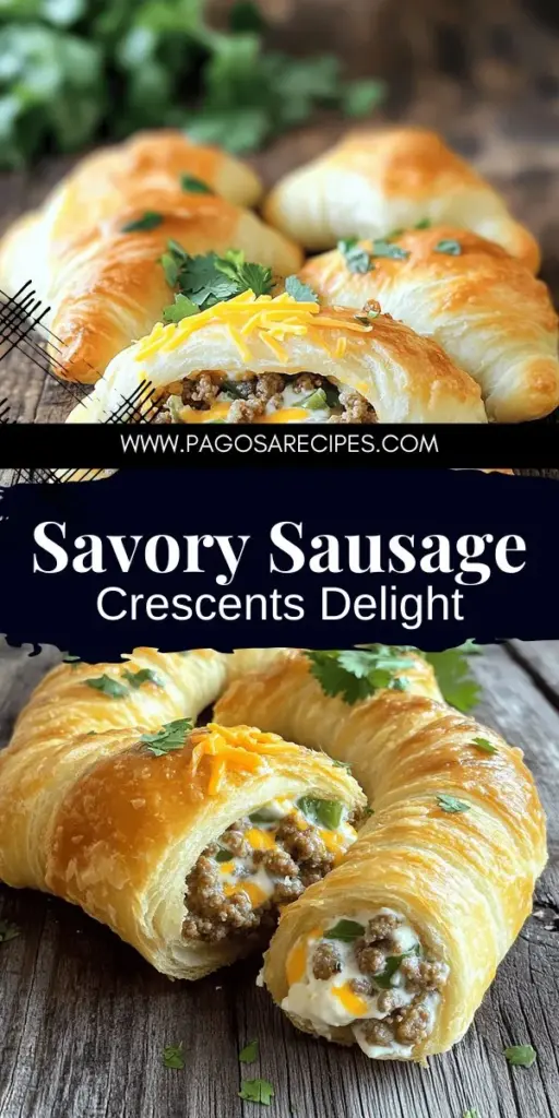 Impress your guests with Rotel Sausage & Cream Cheese Crescents, a delicious snack that's easy to make and bursting with flavor! This crowd-pleaser combines savory sausage, creamy cheese, and flaky crescent dough for a perfect bite on game days or cozy nights. Discover simple ingredients and tips to customize your crescents to suit any occasion. Click through for the full recipe and elevate your snack game today!