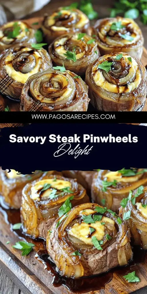 Discover the mouthwatering flavors of French Onion Steak Pinwheels with this easy recipe! Perfectly tender flank steak is rolled with delicious caramelized onions and creamy Gruyère cheese, making every bite irresistible. Impress your guests at any occasion with this tasty dish that’s simple to prepare. Ready to elevate your cooking game? Click through for the full recipe and step-by-step instructions to create these delightful pinwheels!