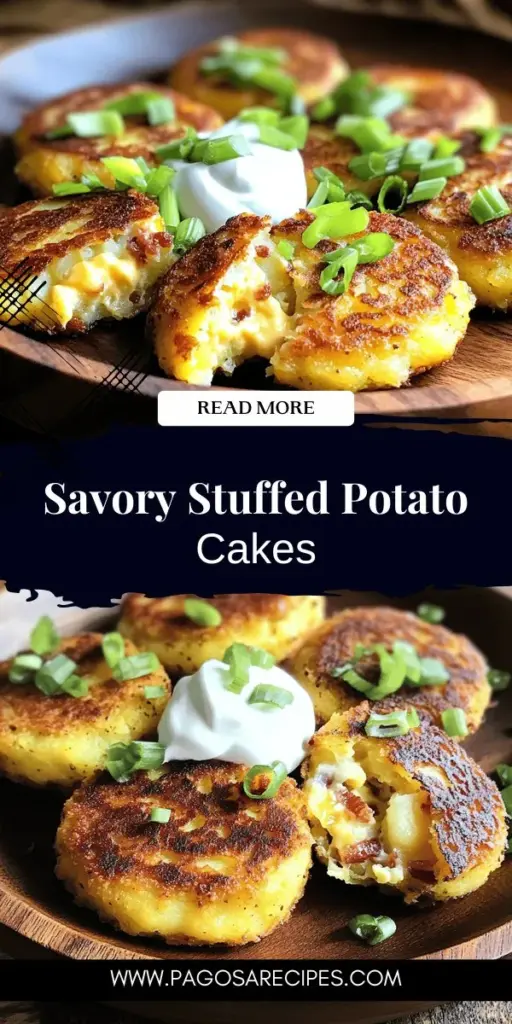 Discover the joy of cooking with these quick and easy stuffed potato cakes that are not only flavorful but also filling! This recipe is perfect for creating delicious snacks or hearty sides with simple ingredients like potatoes, cheese, and your favorite fillings. You can customize them to fit any dietary need, making them a hit for everyone. Click through for the full recipe and elevate your meal game with these tasty potato treats!