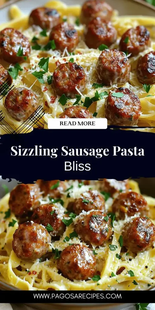 Impress your family with a delicious and comforting meal: Garlic Butter Sausage Bites with Creamy Parmesan Pasta! This recipe combines savory sausage and rich garlic butter, creating a dish that's sure to please everyone at the table. Discover essential ingredients, cooking methods, and creative variations that will elevate your weeknight dinners. Click through to explore this delightful recipe and make your next meal unforgettable!