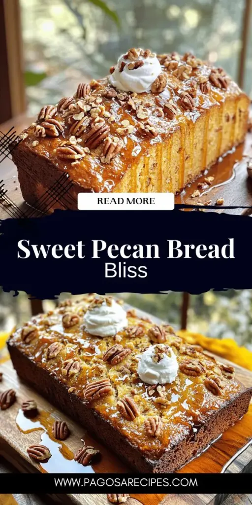 Indulge in the warmth of Sweet Alabama Pecan Bread with this flavorful and simple recipe! Discover easy-to-follow steps, key ingredients, and tips to create this Southern delight at home. Whether you're baking for a cozy gathering or just to satisfy your cravings, this bread is a sure hit! Explore unique variations and serving suggestions to elevate your experience. Click now to uncover the full recipe and start your baking journey!