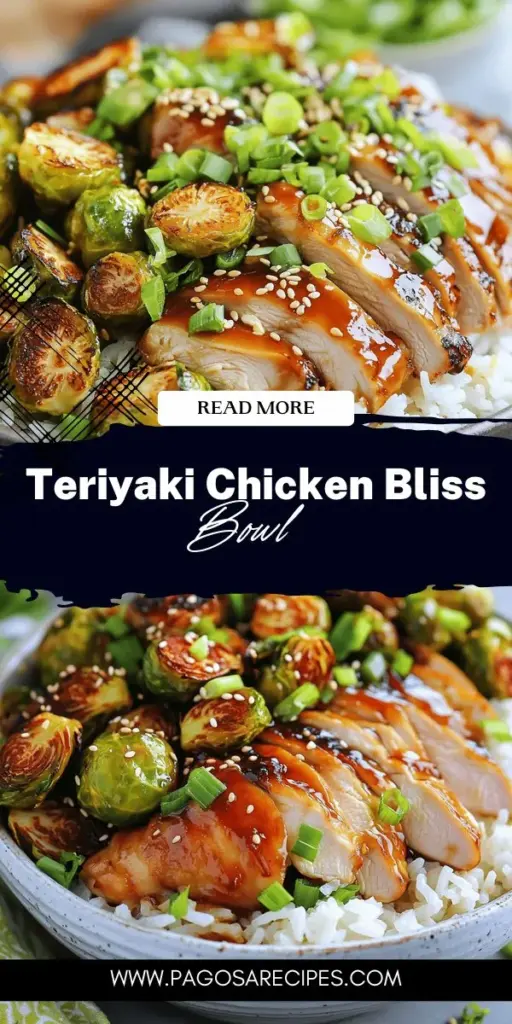 Discover the joy of cooking with my Teriyaki Chicken Bowls with Crispy Brussels! This vibrant recipe features marinated chicken in a homemade teriyaki sauce, paired with roasted Brussels sprouts for a healthy, satisfying meal. Learn essential tips for ingredient selection, cooking techniques, and how to customize your bowl to suit your taste. Ready to whip up this delightful dish? Click through to explore the full recipe and elevate your dinner tonight!