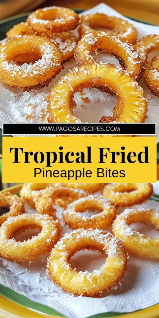 Elevate your snack game with delicious fried pineapple rings! This simple tropical snack recipe shows you how to create crispy, sweet treats using fresh pineapple and easy frying techniques. Learn about the best ingredients, unique toppings, and creative serving ideas that will impress your guests. Dive into this fun culinary adventure and enjoy the mouthwatering flavors of fried pineapple. Click through to explore the full recipe and start frying today!