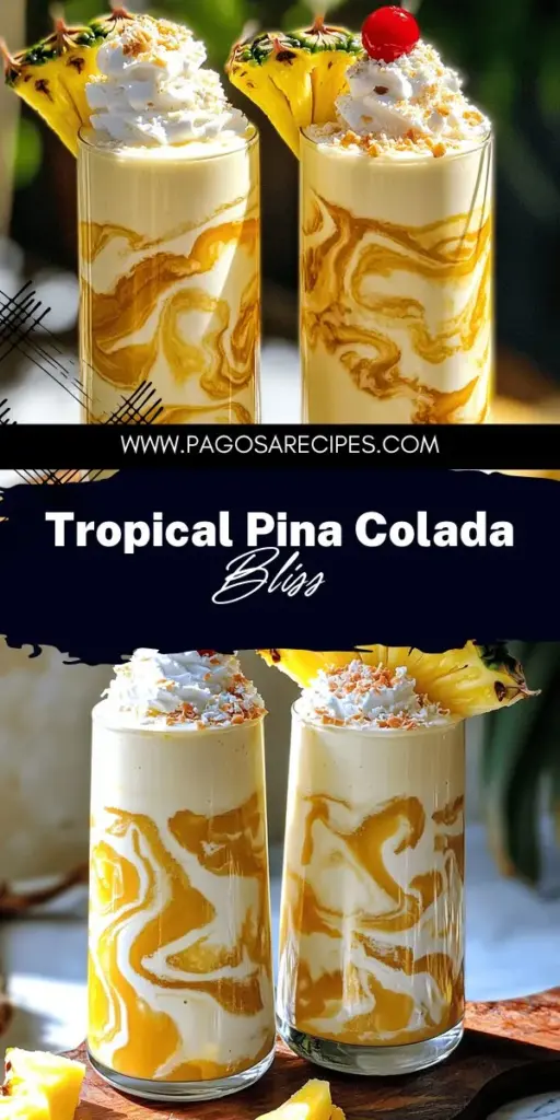 Escape to a tropical paradise with this delightful Pina Colada Milkshake Recipe! Creamy vanilla ice cream, fresh pineapple, and coconut milk come together for a refreshing treat perfect for summer. Discover how easy it is to blend your way to this deliciously smooth drink with fun garnishes that impress. Ready to dive into your next favorite dessert? Click through to explore the full recipe and tips now!