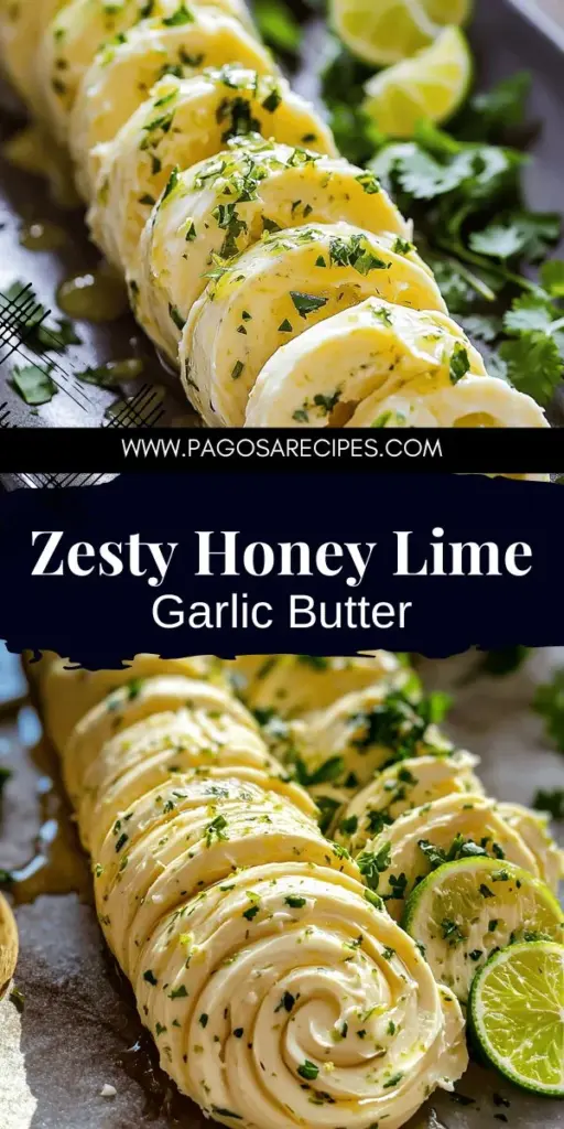 Elevate your meals with this Flavorful Honey Lime Garlic Butter recipe! Easy to prepare and bursting with taste, this butter transforms everything from grilled chicken to roasted veggies. With just a handful of ingredients like unsalted butter, honey, lime juice, and garlic, you can create a delicious sauce that brings a sweet and tangy kick to any dish. Click through to discover the full recipe and start impressing your guests today!