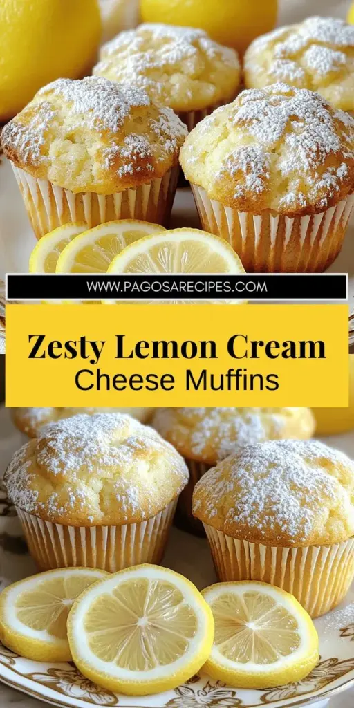 Indulge in the zesty delight of Lemon Cream Cheese Muffins with this scrumptious and simple recipe! Perfect for any time of day, these fluffy muffins will impress your family and friends. Learn how to create the ideal balance of lemony freshness and creamy goodness with easy-to-follow instructions and tips. Ready to bake something delicious? Click through now to discover the full recipe and start your delightful journey in the kitchen!