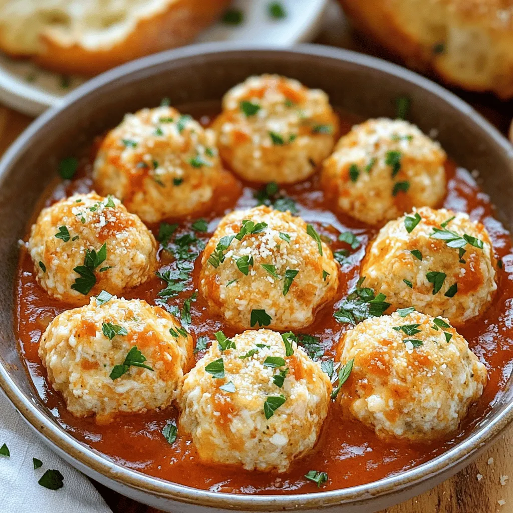 Baked chicken ricotta meatballs are a tasty twist on classic meatballs. They use ground chicken and creamy ricotta cheese. This recipe is easy to make and perfect for the whole family.