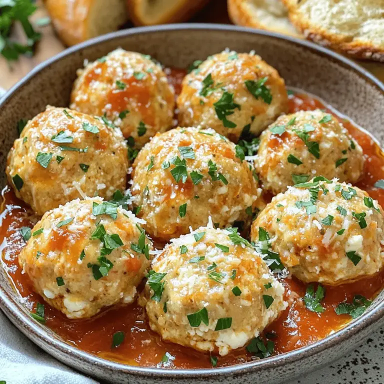 Baked chicken ricotta meatballs are a tasty twist on classic meatballs. They use ground chicken and creamy ricotta cheese. This recipe is easy to make and perfect for the whole family.