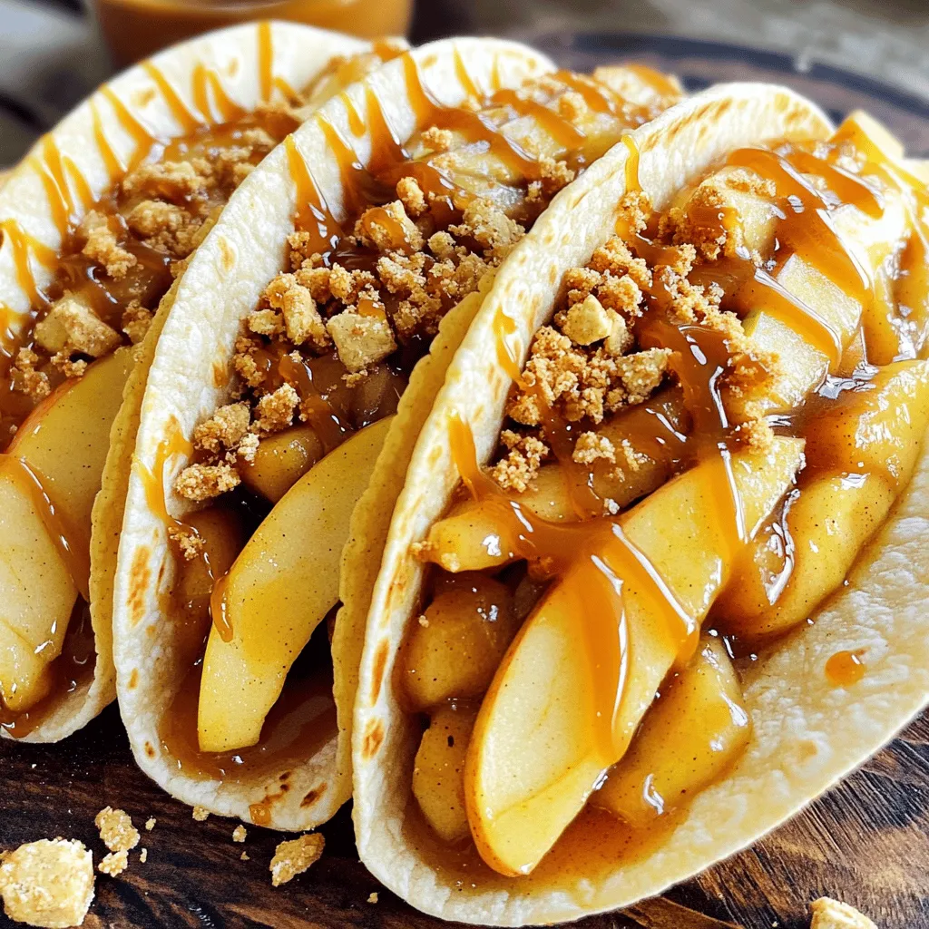 To make apple cheesecake tacos, you will need three main parts: taco shells, apple filling, and cheesecake filling. Each part adds a unique taste and texture, creating a fun dessert.