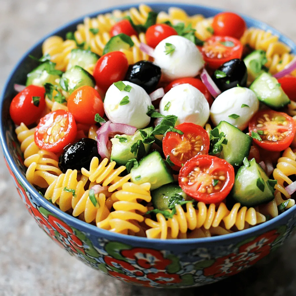 When I think of the best Italian pasta salad recipes, I picture fresh, colorful ingredients. A traditional Italian pasta salad is full of flavor and texture. The key to an authentic recipe lies in using quality ingredients. Fresh vegetables, good pasta, and a simple dressing can make all the difference.