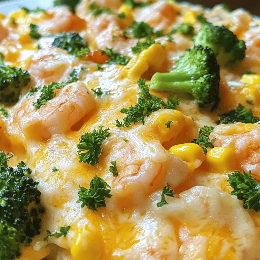 To make this dish, you need fresh salmon, shrimp, broccoli, and corn. First, let’s talk about salmon. Choose fillets that are bright pink and smell like the ocean. The flesh should be firm and moist. This ensures you get the best taste and texture.