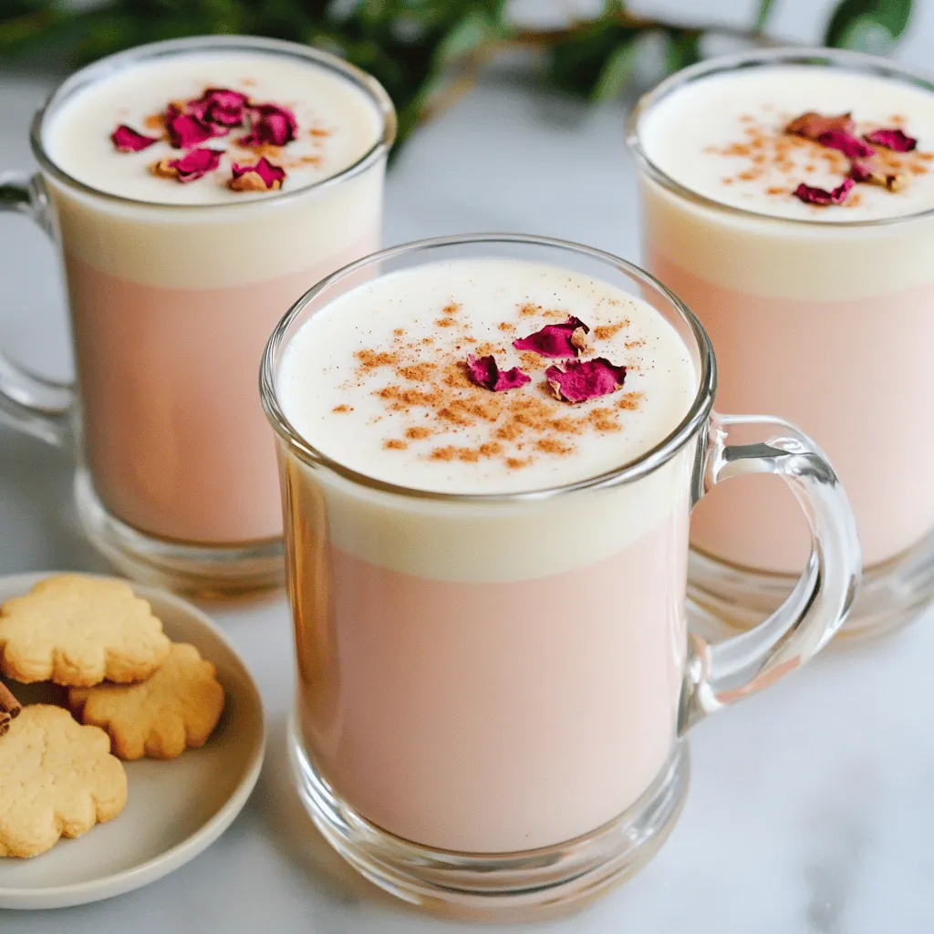 To create a vanilla rose tea latte, you need to gather a few key ingredients. The main items are milk of your choice, brewed rose tea, and vanilla. You will also need honey for sweetness and dried rose petals for a lovely garnish. Each ingredient plays a vital role in the taste and look of your latte.