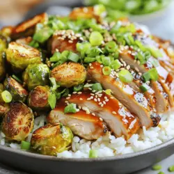 For a great teriyaki chicken bowl, you need fresh and simple ingredients. The main star is the chicken. I use two boneless, skinless chicken thighs for juiciness. They soak up the flavor well.