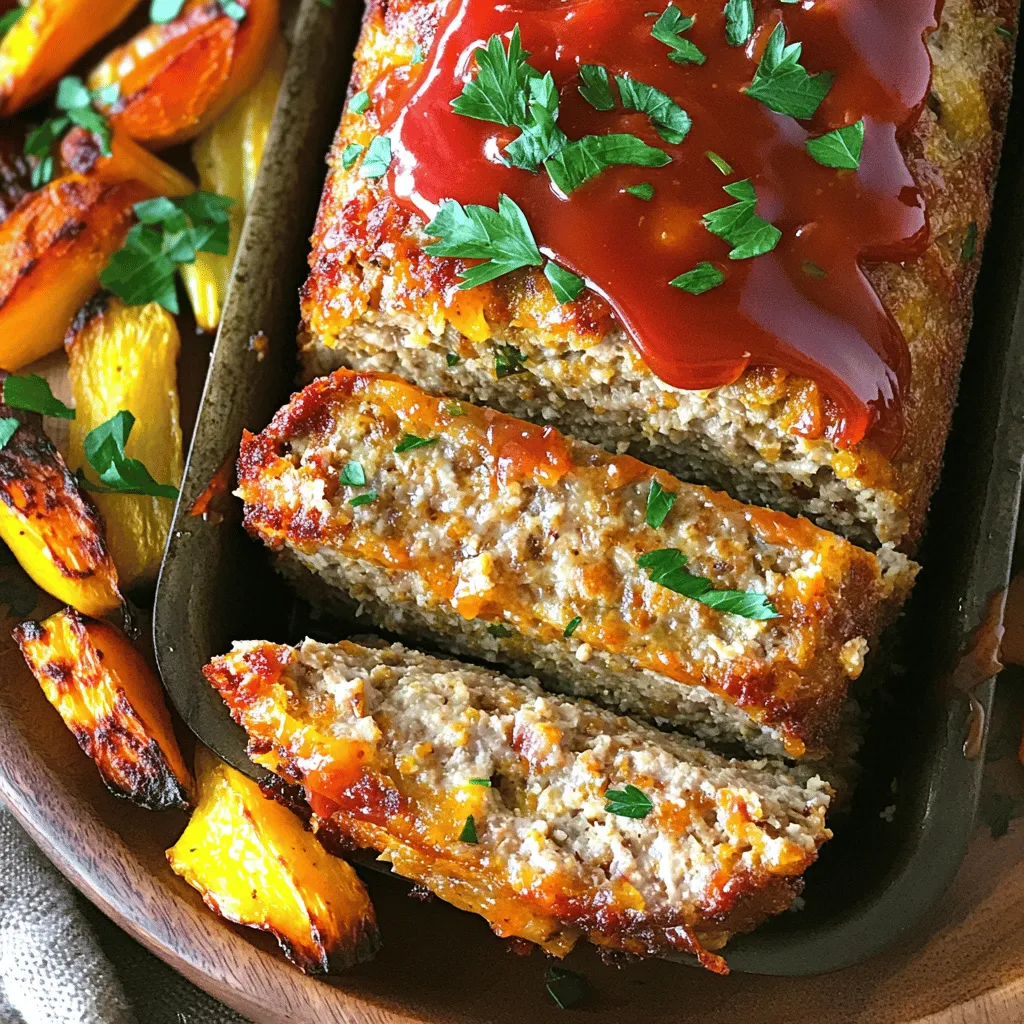The key ingredients in this garlic parmesan chicken meatloaf are simple yet powerful. You start with 1 pound of ground chicken. Ground chicken keeps the meatloaf light and moist.