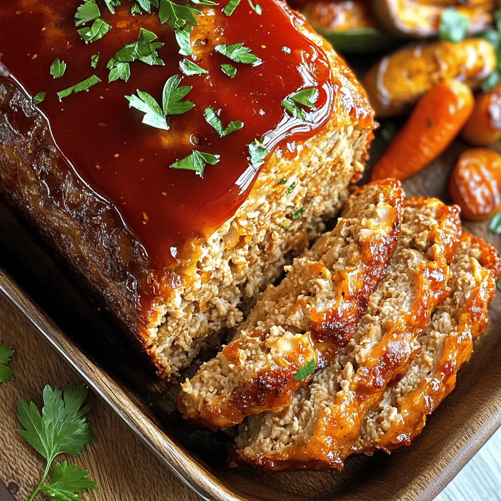 The key ingredients in this garlic parmesan chicken meatloaf are simple yet powerful. You start with 1 pound of ground chicken. Ground chicken keeps the meatloaf light and moist.