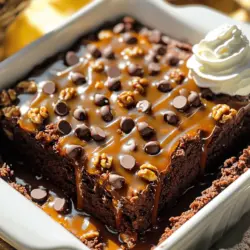 The chocolate caramel dump cake is a simple delight. To start, you need a few basic items. First, grab a box of chocolate cake mix. This will be the base of your cake. You also need cocoa powder to boost that rich chocolate flavor. Next, have some vegetable oil on hand. It helps keep the cake moist.