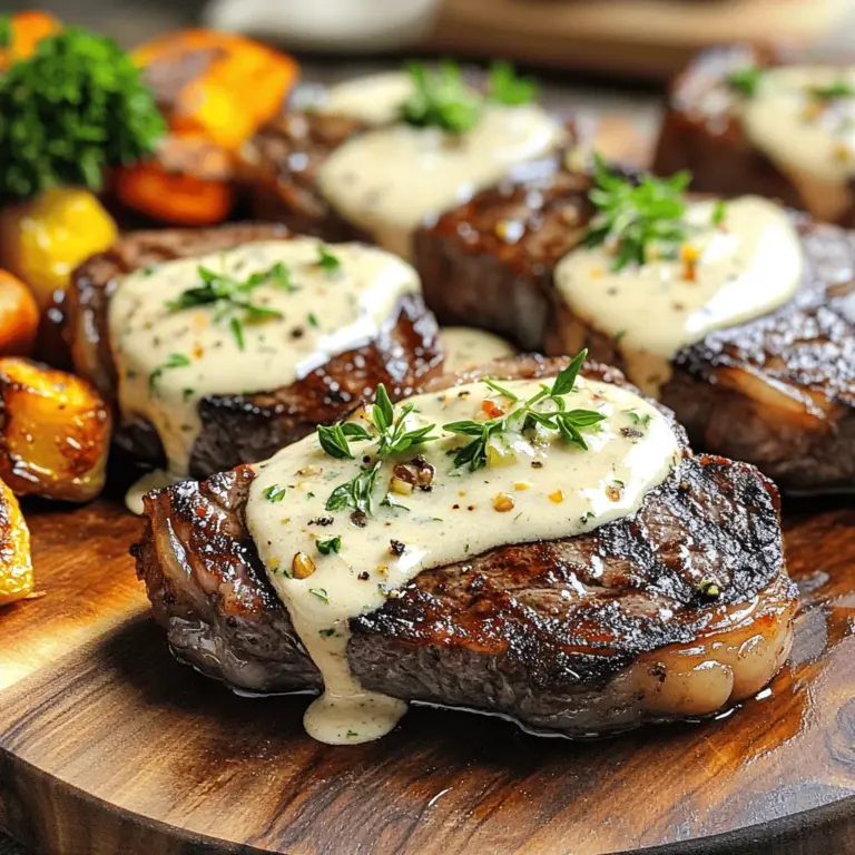 The first step to making steak with bourbon garlic cream sauce is to gather your ingredients. You will need two ribeye steaks, about one inch thick. Ribeyes provide great flavor and tenderness. Season the steaks with salt and pepper to enhance their taste.