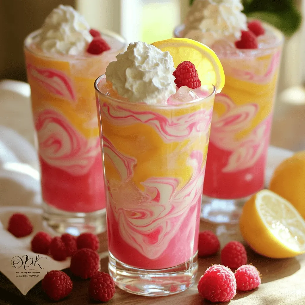 Whipped pink lemonade is a bright and tasty drink perfect for summer. To make it, you need a few fresh ingredients. First, use 1 cup of fresh lemon juice. This gives the drink its zesty flavor. You will need about 4 to 5 lemons for this. Next, grab 1 cup of granulated sugar. This adds sweetness and balances the tartness of the lemons.
