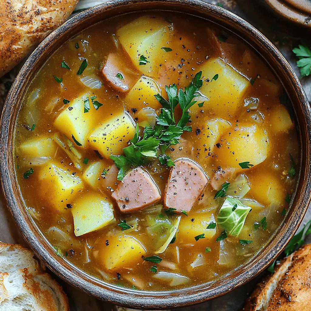 To make hearty ham bone soup, you need simple, fresh ingredients. This soup is full of flavor and warmth. Here’s a list of what you will need for the best ham bone soup recipe.