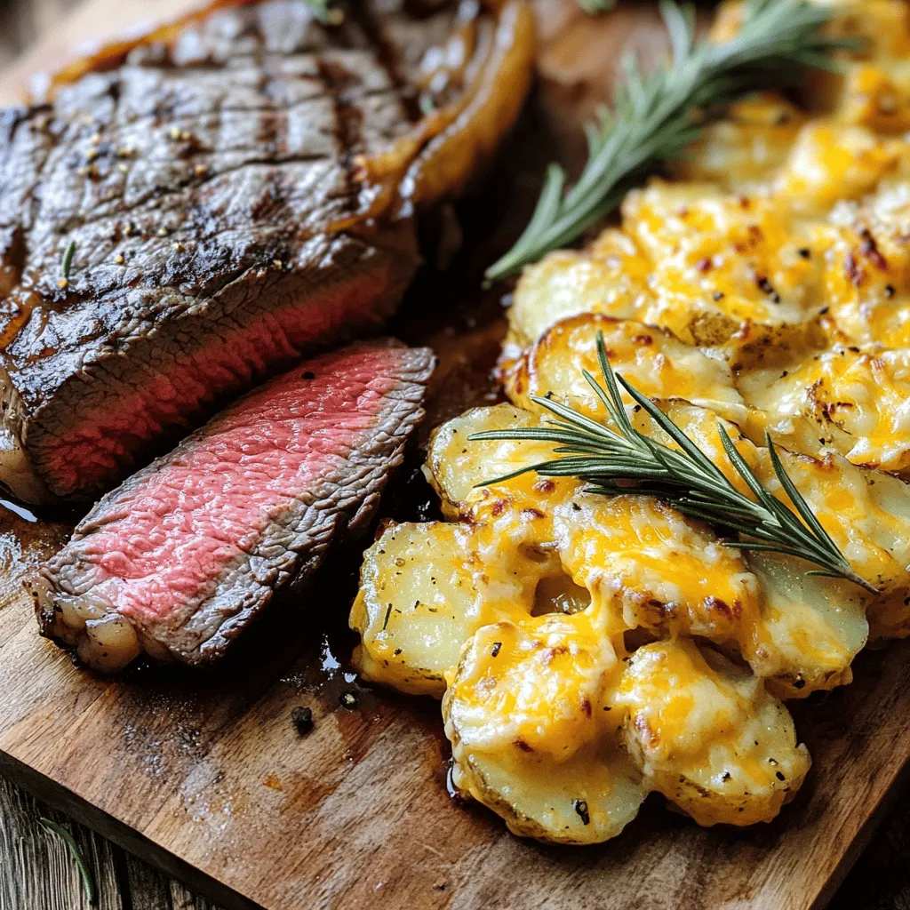 For a great meal, quality ingredients are key. When cooking ribeye steak and cheesy scalloped potatoes, you need to choose wisely.