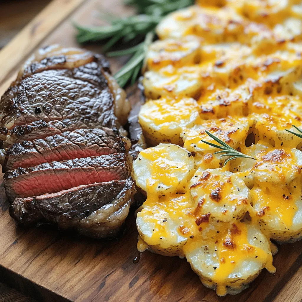 For a great meal, quality ingredients are key. When cooking ribeye steak and cheesy scalloped potatoes, you need to choose wisely.