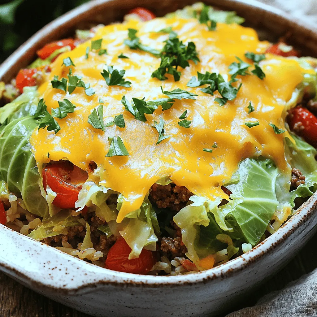 To make a comforting cabbage and ground beef casserole, you need a few key ingredients. Each one plays a vital role in creating that rich, hearty flavor. Let’s break down what you need.