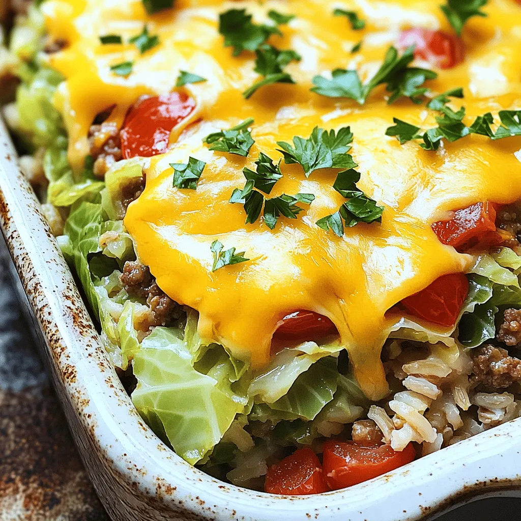 To make a comforting cabbage and ground beef casserole, you need a few key ingredients. Each one plays a vital role in creating that rich, hearty flavor. Let’s break down what you need.
